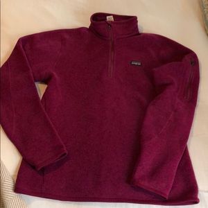Patagonia fuchsia better sweater